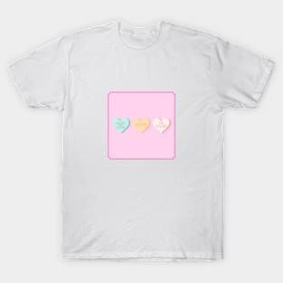 Valentines heart candies T-Shirt